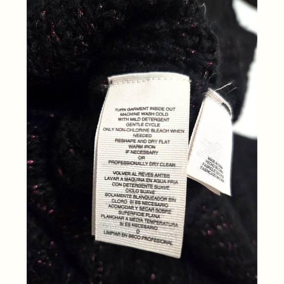 RACHEL Rachel Roy Turtleneck Sparkle Sweater – Size S - Picture 5 of 5